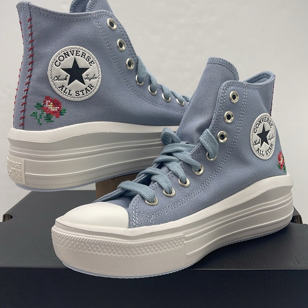 Converse WMNS High-Top Platform Sneakers A12571C
CTAS MOVE HI
WET STONE/WET STON - Picture 10 of 16